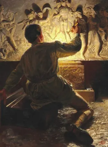 Un stuccatore romano 1886
