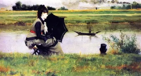 Fiske på Seine 1878