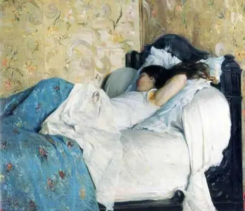"I sängen - 1878 (klart)"