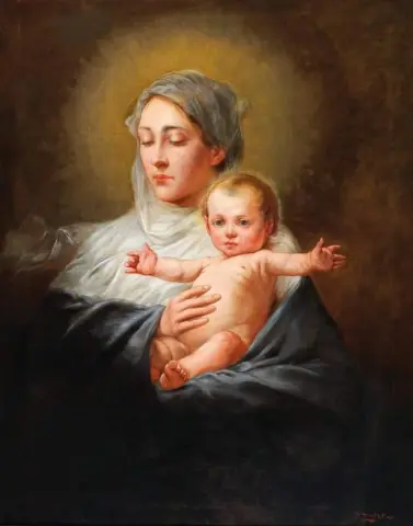 Madonna med Jesus Kristus