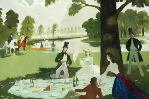 Almuerzo sobre la hierba