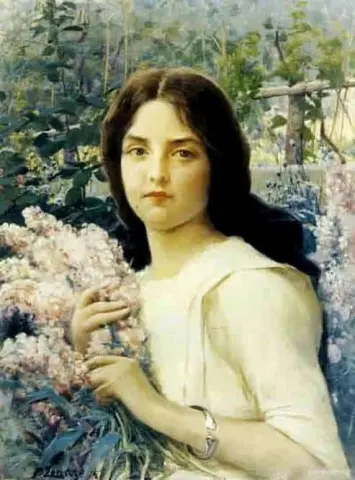 My Daughter Mafalda Flower Among The Flowers