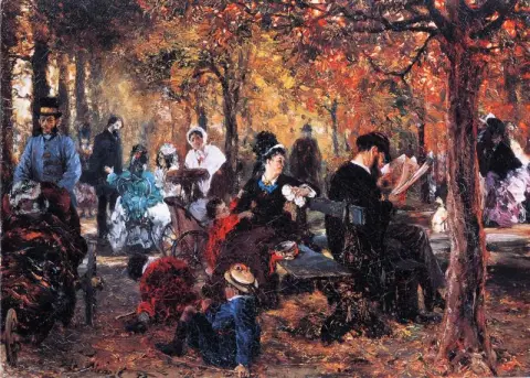 Nei Giardini del Lussemburgo (Souvenir du jardin du Luxembourg) 1876