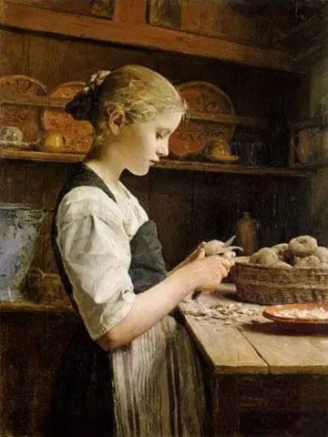 קלף תפוחי האדמה הקטן, 1886