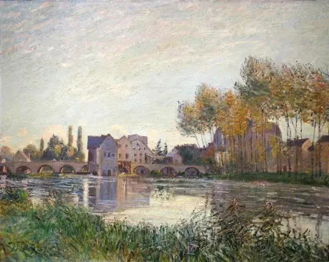 Auringonlasku Moretissa 1888