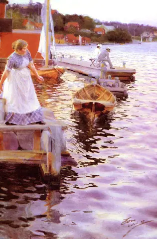 Lappings van de golven Vagskvalp 1887