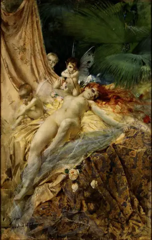 De liefdesnimf - 1885