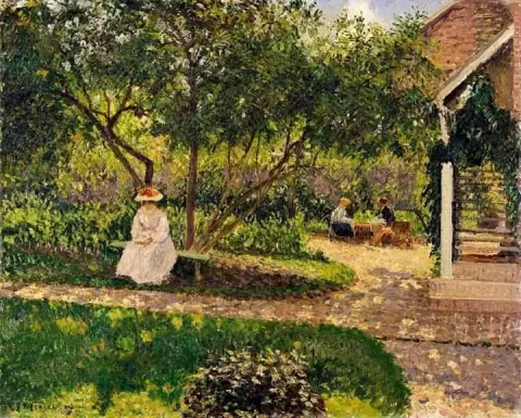 Esquina del jardín en Eragny 1897