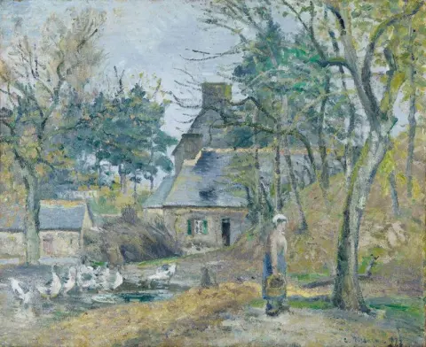 Granja en Montfoucault, 1874
