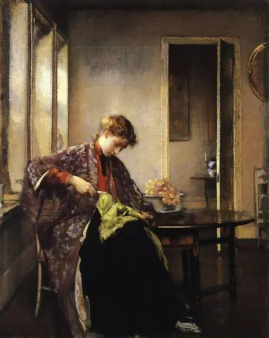 "소녀 수선 - 1910"