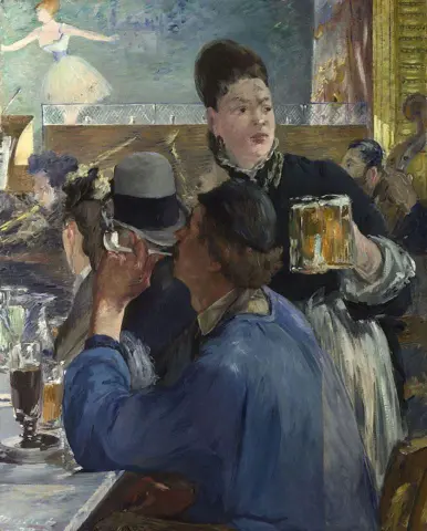 Concierto en la esquina de un café - 1878-80