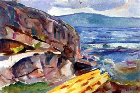 Hvitsten 1915의 해안 풍경