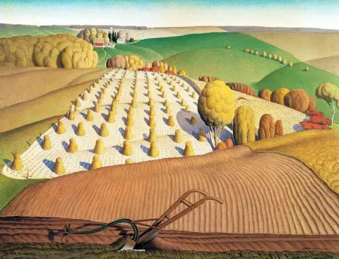 가을 쟁기질 1931