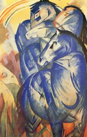 A Torre dos Cavalos Azuis Der Turm Der Blauen Pferde 1913
