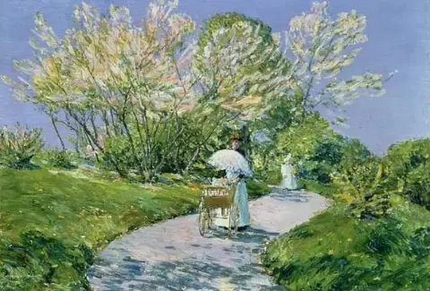 Un paseo por el parque - 1889