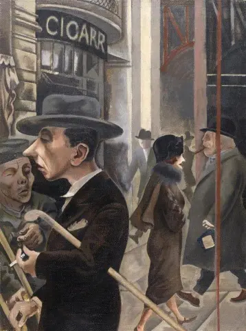 "Escena callejera, 1925"