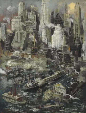 New York Harbor 1936