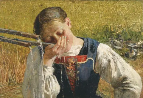 乔瓦尼·塞甘蒂尼 (Giovanni Segantini) 服装 Grigionese