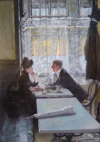 "커피 하우스에서 - 1915"