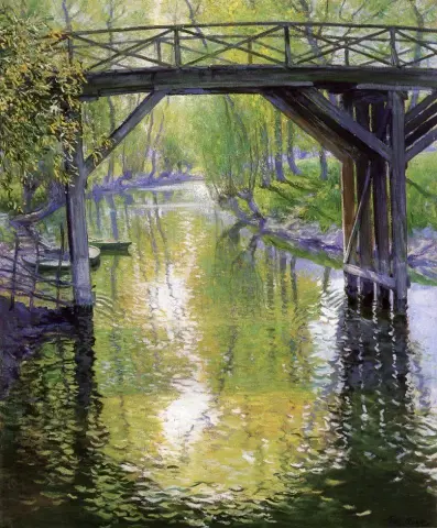 "Die alte Brücke - 1910"