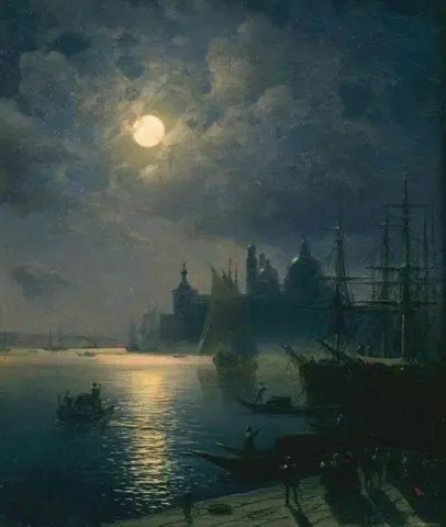 Venice In Moonlight 1880