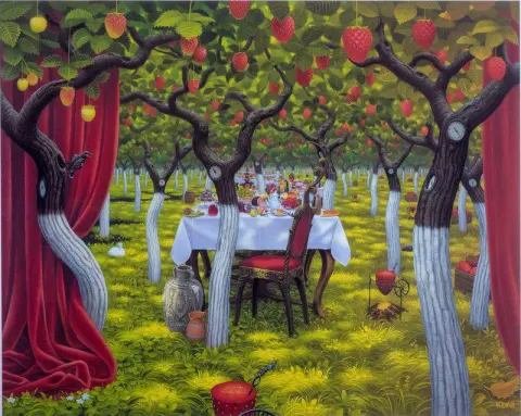 Jardín de fresas