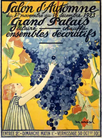 Affisch för Salon d'Automne, 1923