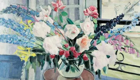 Blåklocka bukett, 1924