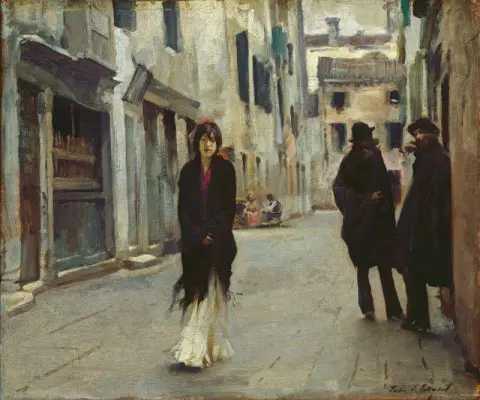 Gata i Venedig C. 1882