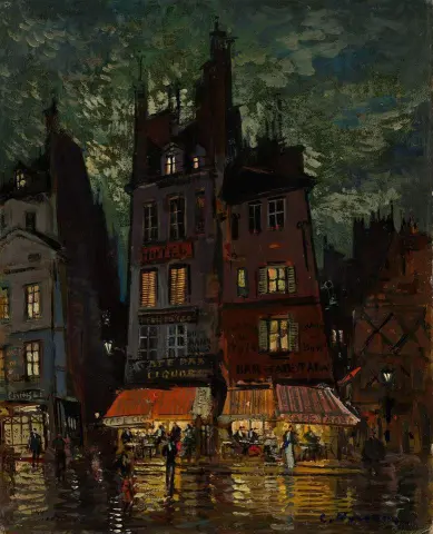 Natteliv på Rue Venis Paris - 1932