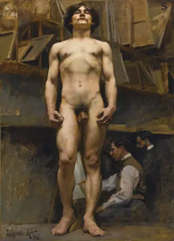 아카데미 줄리안 1896의 학문적 누드