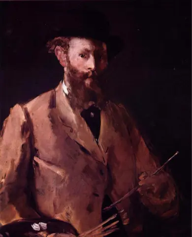 Autorretrato con paleta