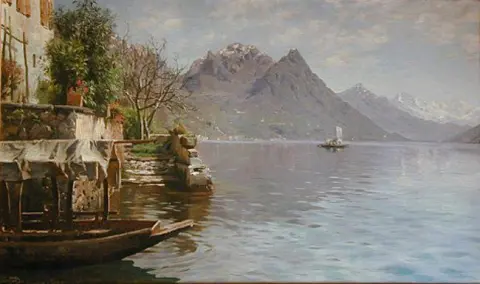 Gandria-sjøen Di Lugano