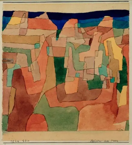 סלעים על הים 1924