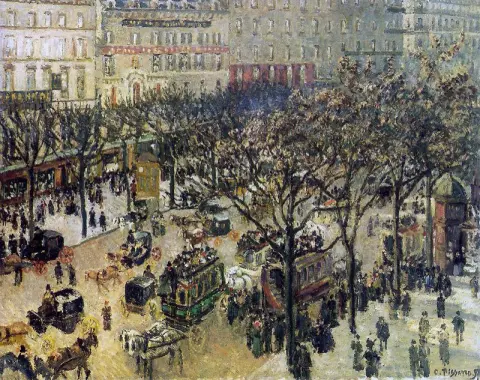 Boulevard des Italians, Mañana, Sol