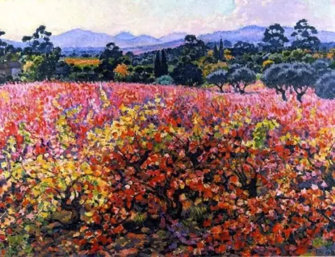 "Vines in October - 1912"