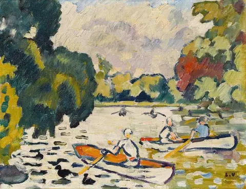 Båter i Bois De Boulogne 1937
