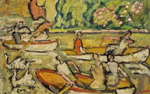 Båter i Bois De Boulonge 1921
