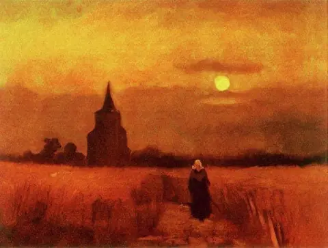 Vanha torni pelloilla 1884