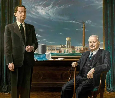 Doble retrato Van De Heren Van Den Bergh 1954