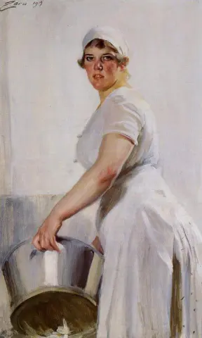 Een keukenmeid 1919