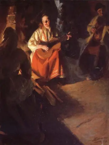 Een muzikale familie 1905