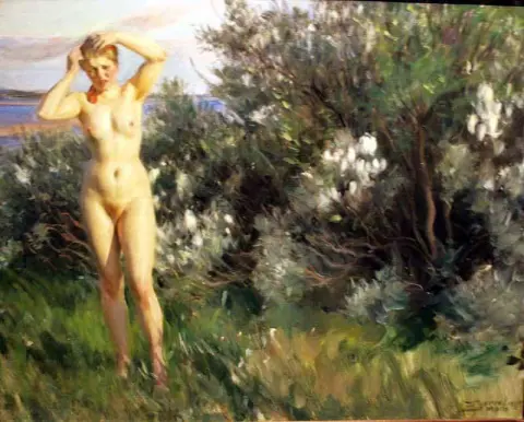 Presso il lago Siljan 1905
