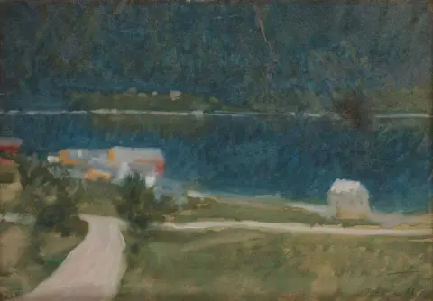 Paesaggio dei fiordi Norvegia
