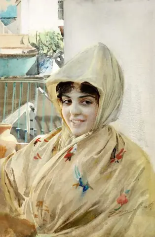 Ragazza spagnola a Siviglia